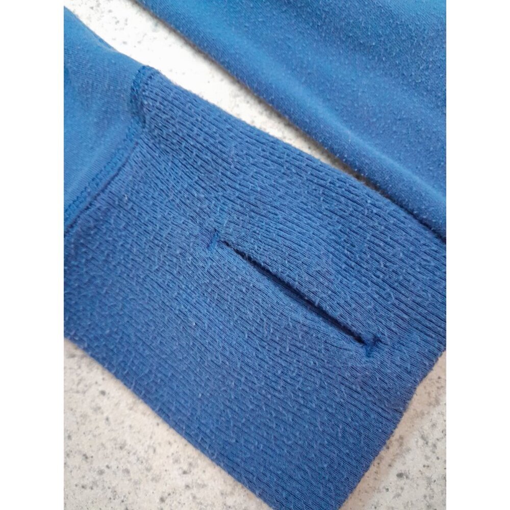 Athleta Pranayama Open Wrap Stretch Comfy Size Medium Cardigan Blue - Picture 5 of 9